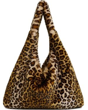 Essentiel Antwerp Leopard-Print Shopper Bag - Brown