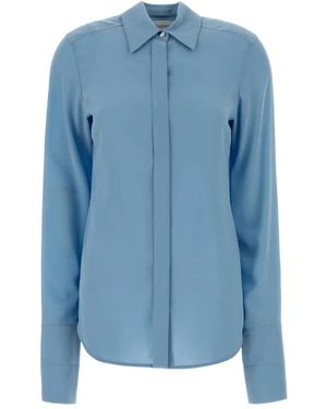 Sportmax Buttoned-Cuff Shirt - Blue