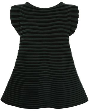 Pleats Please Issey Miyake Bounce Plissee-Top - Schwarz