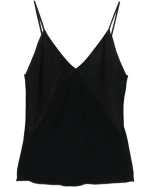 forte_forte V-Neck Straps Tank Top - Black