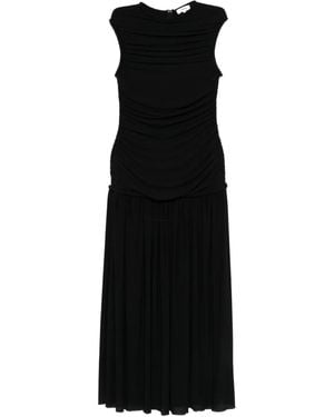 Sandro Ruched Dress - Black