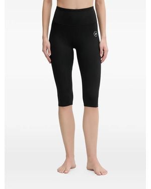 adidas By Stella McCartney Logo-Print Leggings - Black