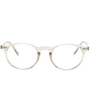 Oliver Peoples Occhiali Tondi Riley R - Bianco