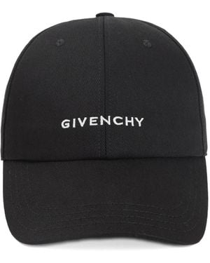 Givenchy Logo-Embroidered Baseball Cap - Black