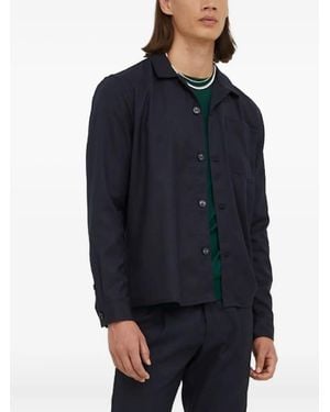 Bruuns Bazaar Pocket Button-Down Shirt - Blue