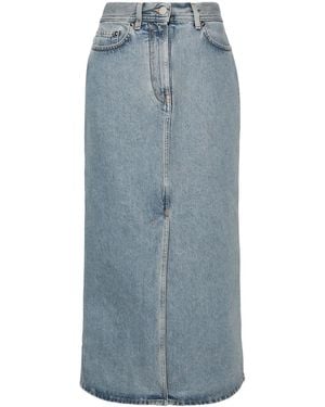 Loulou de Saison Denim Skirt - Blue
