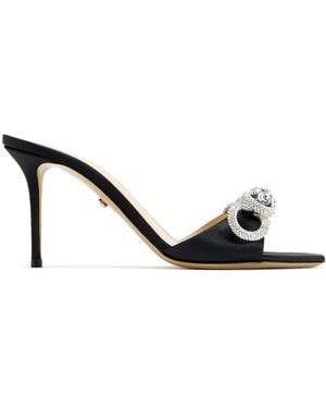 Mach & Mach Double Bow Mules 85Mm - Schwarz