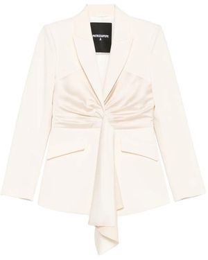Patrizia Pepe Draping Blazer - ホワイト