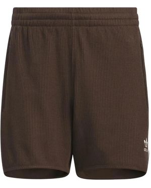 adidas Waffle-Knit Shorts - Brown