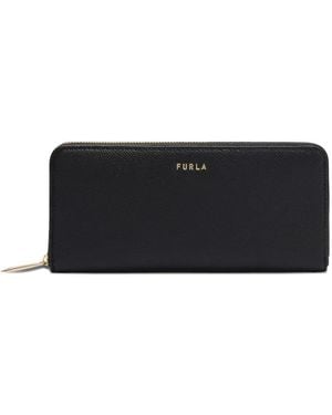 Furla Classic Zip-Around Wallet - Black