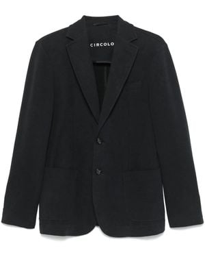 Circolo 1901 Single-Breasted Blazer - Black
