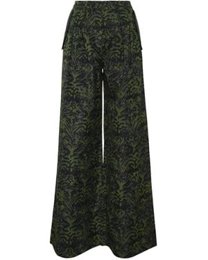 Ulla Johnson Charlie Flared Broek - Groen