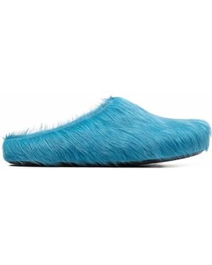 Marni Fussbett Sabot Slipper - Blau