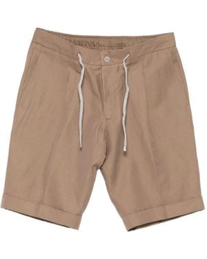 Barba Napoli Capri Drawstring Shorts - White