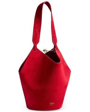 KHAITE Bolso Shopper Lotus Mini - Rojo