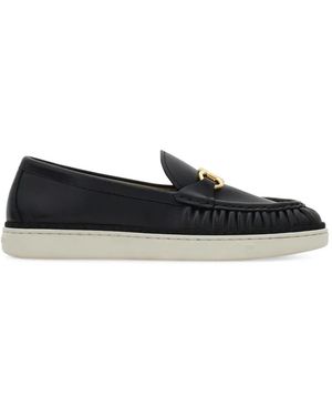 Ferragamo Mocassins Gancini - Black