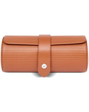 Rapport Nova Three-Watch Roll Case - Brown