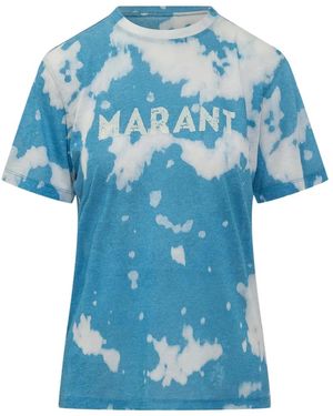 Isabel Marant Zewel Tie-Dye T-Shirt - Blue
