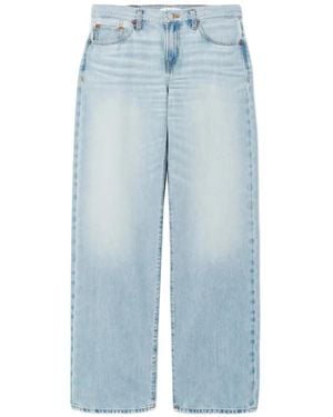 RE/DONE Loosie Faded-Effect Jeans - Blue
