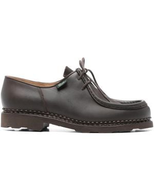 Paraboot 25Mm Leather Lace-Up Derby Shoes - Brown