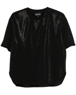 Emporio Armani Round-Toe T-Shirt - Black
