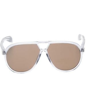 McQueen Getönte Pilotenbrille - Weiß