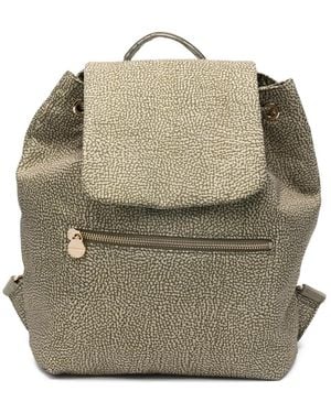 Borbonese Medium Eco Backpack - Natural