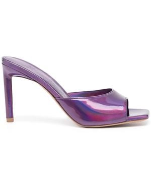 Bettina Vermillon 95Mm Jane Sandals - Purple