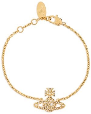Vivienne Westwood Natalina Orb-Crystal Bracelet - Metallic