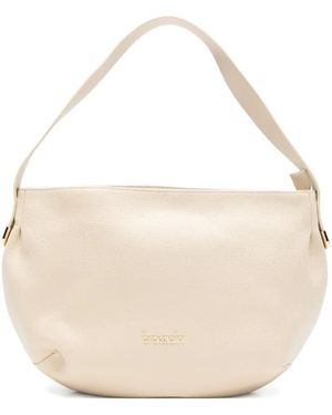 Braccialini Ariel Pebbled-Leather Shoulder Bag - Natural
