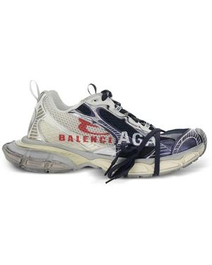Balenciaga 3Xl Split Logo Trainer - White