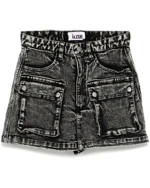 Izzue Skorts Vaqueros - Negro