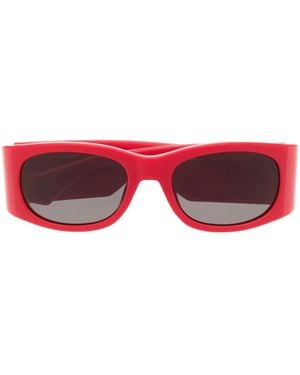 Ambush Lunettes De Soleil Teintées À Logo Imprimé - Rouge