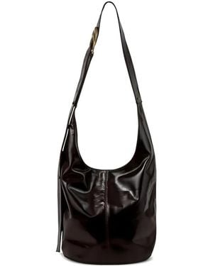 Ba&sh Youyou Buckle Shoulder Bag - Black