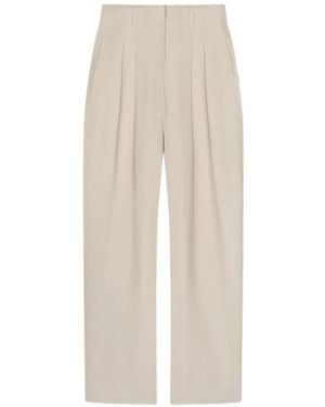 Nanushka Pantalon Ballon Hettie À Pinces - Blanc