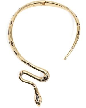 Bimba Y Lola Snake Necklace - White