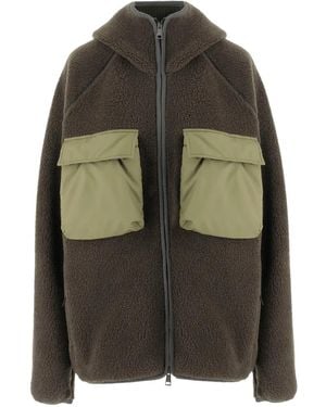 Woolrich Sherpa Fleece Hoodie - Green