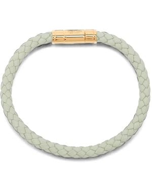 Tom Ford Braided Leather Bracelet - Metallic
