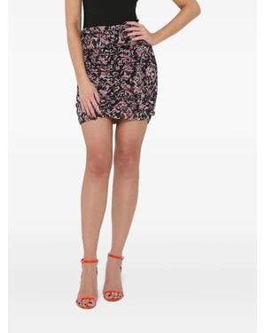 Notes Du Nord Gathered mini skirt - Negro