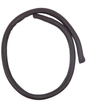 Goti Leather Rope Necklace - Black