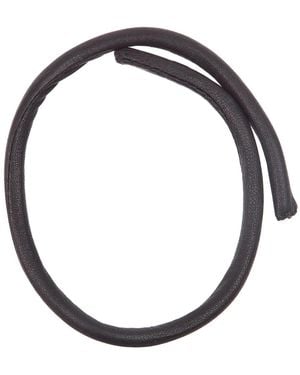 Goti Leather Rope Necklace - Nero