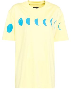 Givenchy T-Shirt Con Stampa Grafica - Giallo