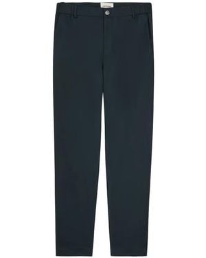 L'Estrange Elasticated-Waistband Trousers - Blue