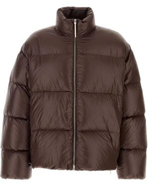 Jil Sander Quilted Down Jacket - Brown