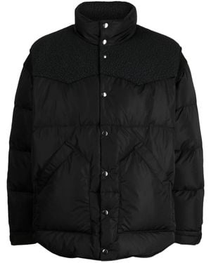 Undercover High-Neck Puffer Jacket - Black