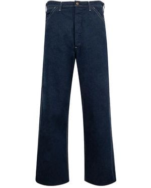 Orslow Contrast-Stitching Jeans - Blue