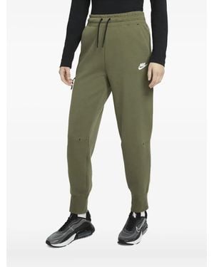 Nike Tech Fleece Zip-Pocket Track Trousers - Green