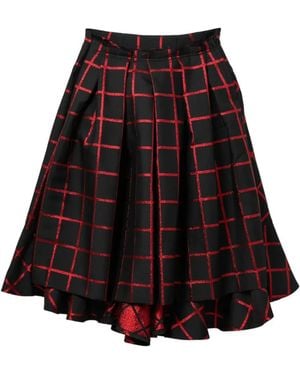 Comme des Garçons Rok Met Ruches - Zwart