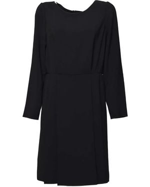 Aspesi Long-Sleeve Midi Dress - Black