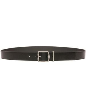 Bally Cinturón Emblem con hebilla - Negro